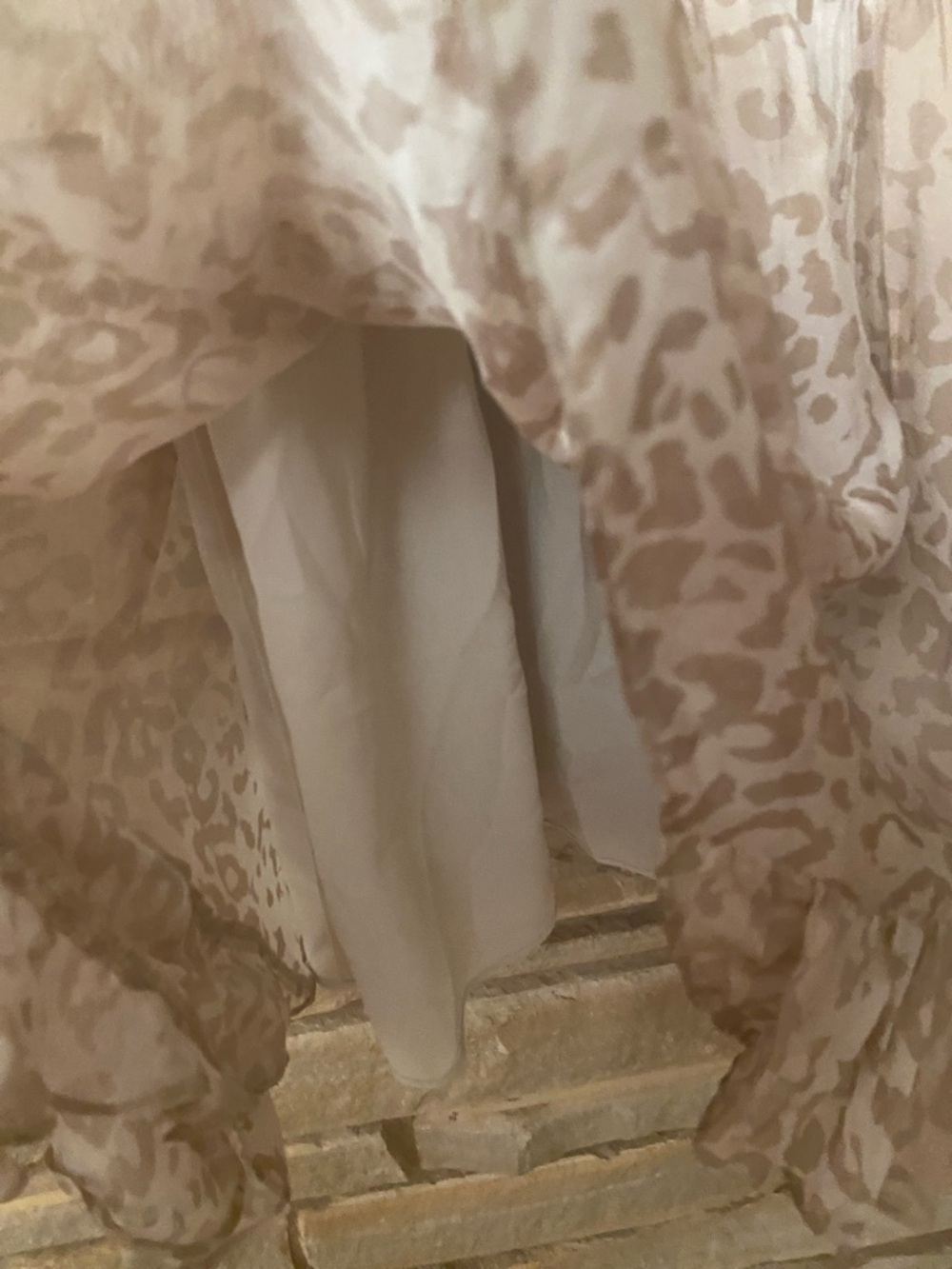 Ramy Brook Beige Animal Print Mini Dress Size M - Picture 10 of 12